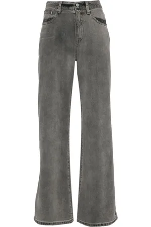 JNBY Logo-patch wide-leg jeans