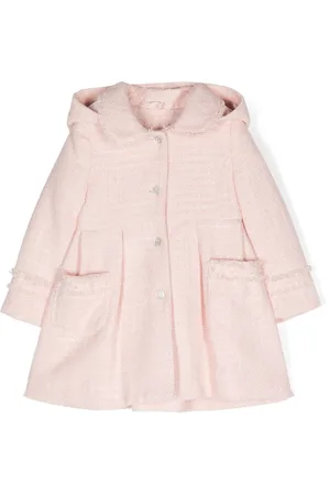 Lapin House Pleated tweed coat