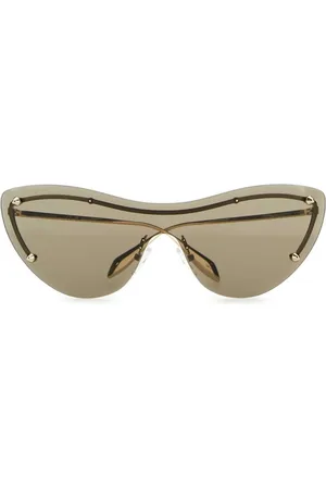 Alexander McQueen Logo-print sunglasses