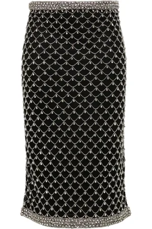 Pinko Crystal-embellished skirt