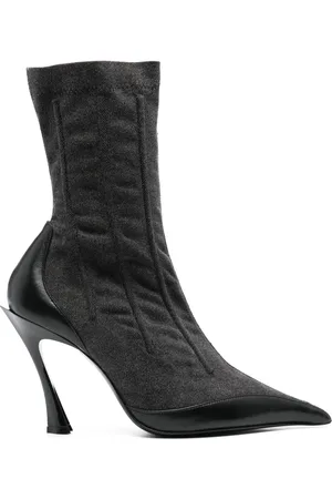 MUGLER 95mm corset boots