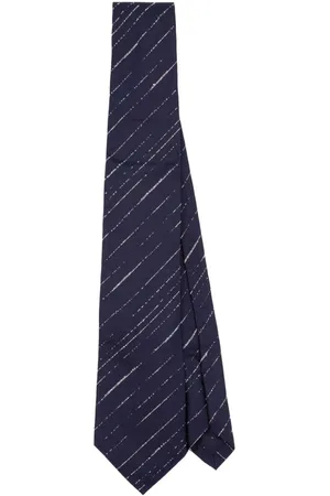Paul Smith Textured striped silk tie