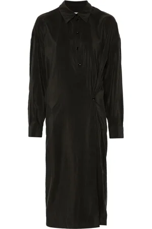 LEMAIRE Twisted straight-collar dress