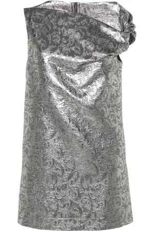 Msgm Brocade-effect minidress