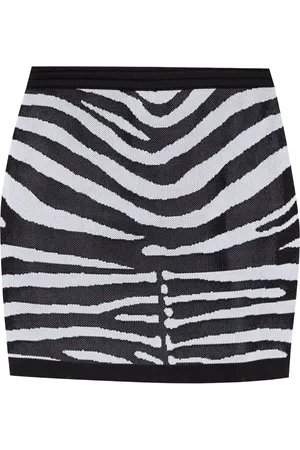 Balmain Zebra-print skirt