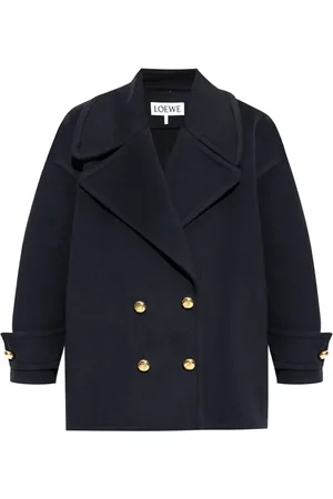 Loewe Pebble wool peacoat