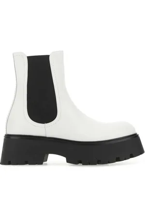 Alexander McQueen Chunky-sole leather boots