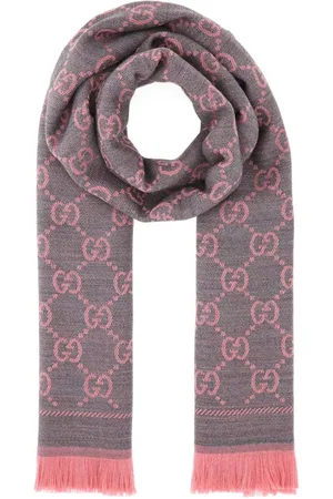 Gucci GG jacquard wool scarf