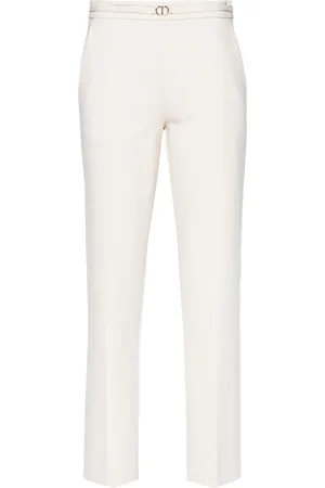 Twin-Set Oval T creased trousers