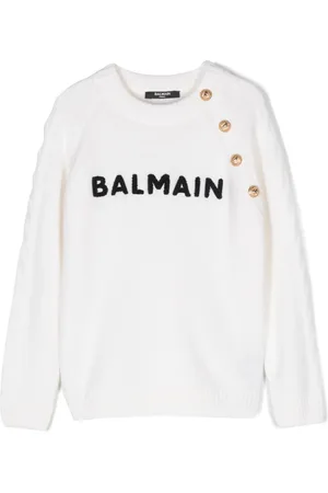Balmain Logo-embroidered sweater