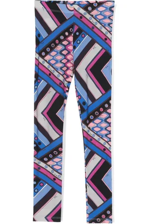 PUCCI Junior Vivara-print leggings
