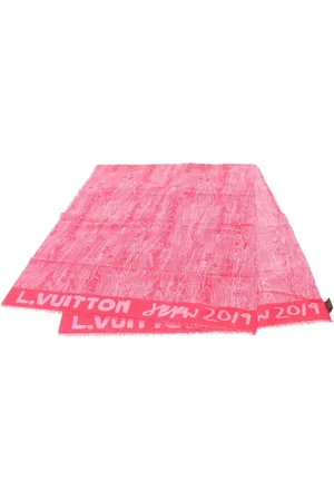 LOUIS VUITTON 2019 x Jonas Wood silk scarf