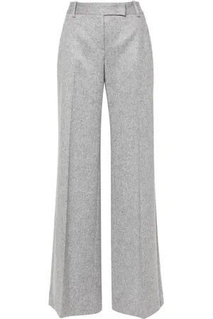 ERMANNO SCERVINO Mélange-effect trousres