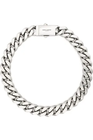 Saint Laurent Logo-engraved necklace