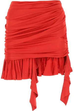 ANDREADAMO Ruffle-detailing mini skirt