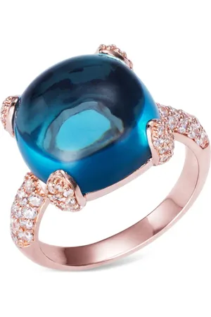 Anabela Chan 18kt rose gold vermeil Sugarloaf topaz ring