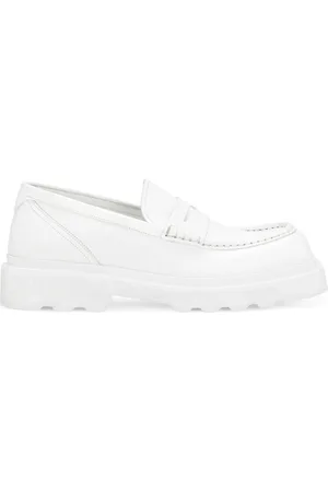 Dolce & Gabbana Penny-slot leather loafers