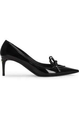 Dolce & Gabbana Ribbon-tie leather pumps