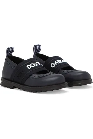 Dolce & Gabbana Printed leather ballerina shoes