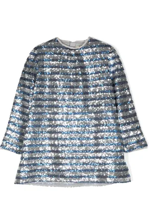 Zadig & Voltaire Sequin-embellished striped dress