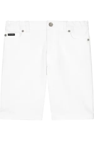 Dolce & Gabbana Logo-plaque denim shorts