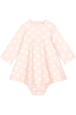 Dolce & Gabbana All-over logo print interlock dress
