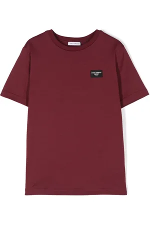 Dolce & Gabbana Logo-patch cotton T-shirt