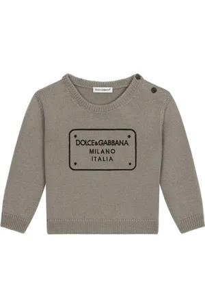Dolce & Gabbana Intarsia-knit logo jumper