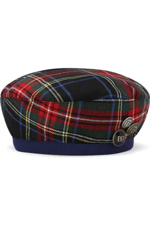 Dolce & Gabbana Tartan-pattern beret