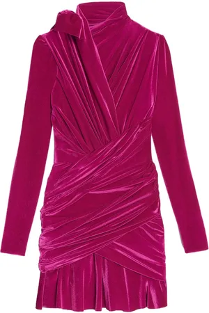 Balenciaga Long-sleeve draped dress