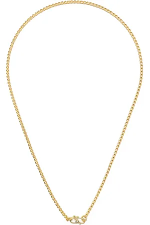 Prounis 22kt gold Solo Loop-in-Loop diamond necklace