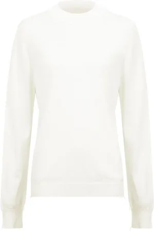 Maison Margiela Ribbed-edge wool sweater