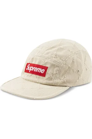 Supreme Punched denim camp cap