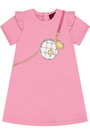Aigner Ruffled trim short-sleeve dress