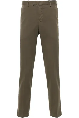 PT Torino Mid-rise tailored trousers