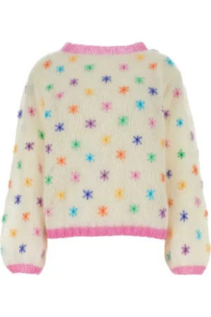 ROSE CARMINE Embroidered jumper