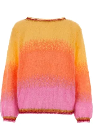 ROSE CARMINE Ombré-effect jumper