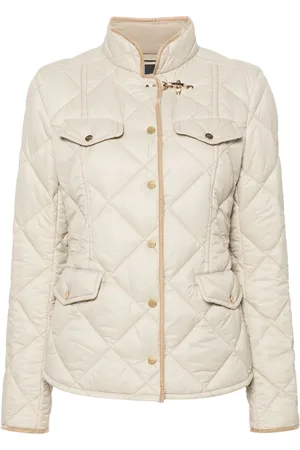 FAY Diamond-quilted jacket