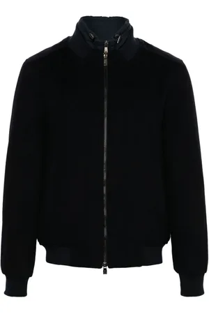 corneliani Logo-plaque bomber jacket