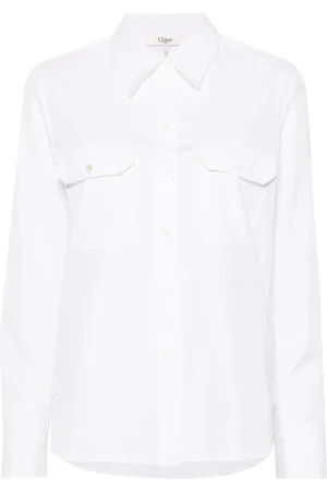 Chloé Organic-cotton poplin shirt