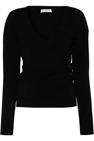 Serafini Draped knitted top