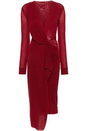 Serafini Draped midi dress
