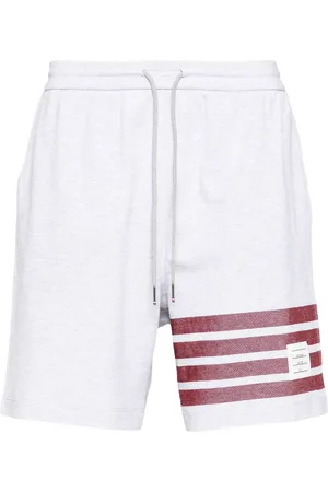Thom Browne 4-Bar cotton track shorts