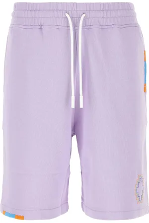MARCELO BURLON Stitch Cross track shorts