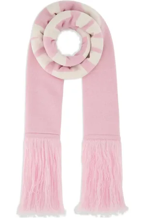 Vetements Logo fringed scarf