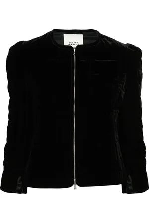 Isabel Marant Djanet quilted velvet jacket