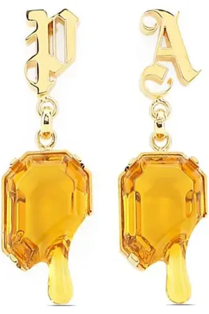 Palm Angels Stone-pendant earrings