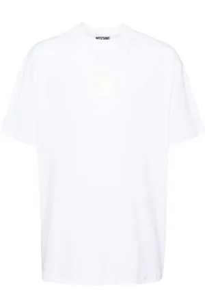Moschino Logo-patched cotton T-shirt