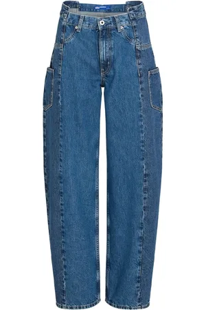 Karl Lagerfeld Deconstructed mid-rise jeans