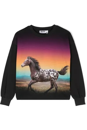 Molo Reniza horse-print T-shirt